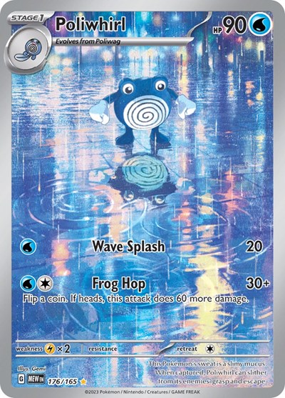 Scarlet & Violet 151 - 176/165 Poliwhirl Illustration Rare