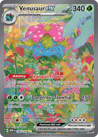 Scarlet & Violet 151 - 198/165 Venusaur ex Special Illustration Rare