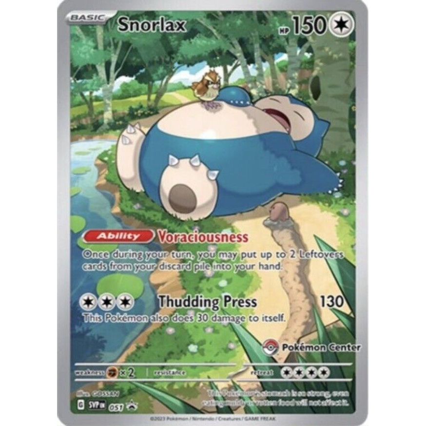 Scarlet & Violet 151 Promo - SVP 051 Snorlax (Pokémon Center Stamped Exclusive)