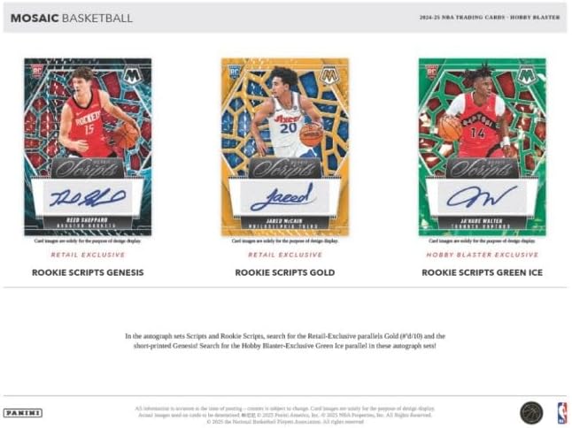 2024-25 Panini NBA Mosaic Basketball Hobby Blaster Box