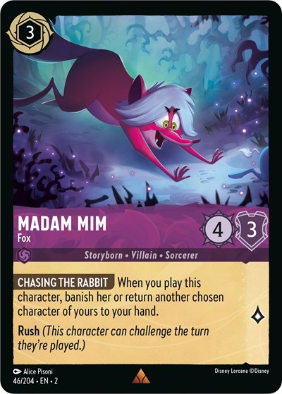 Lorcana - Rise of the Floodborn - 046/204 Madam Mim - Fox Rare