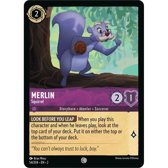 Lorcana - Rise of the Floodborn - 054/204 Merlin - Squirrel Common