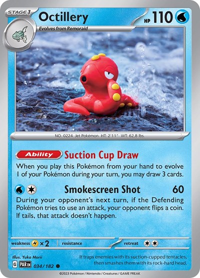 Scarlet & Violet Paradox Rift - 034/182 Octillery Common