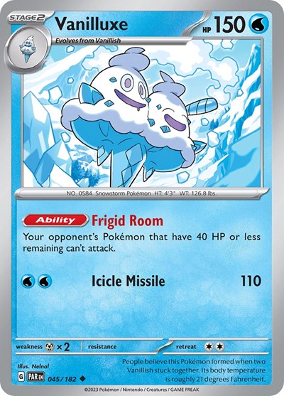 Scarlet & Violet Paradox Rift - 045/182 Vanilluxe Uncommon