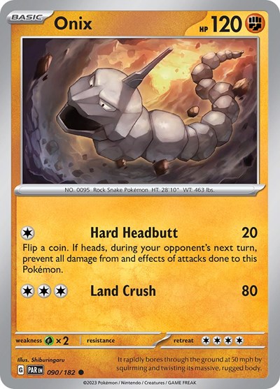 Scarlet & Violet Paradox Rift - 090/182 Onix Common