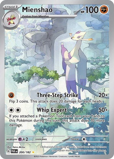 Scarlet & Violet Paradox Rift - 200/182 Mienshao Illustration Rare