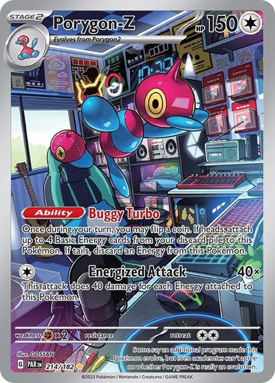 Scarlet & Violet Paradox Rift - 214/182 Porygon-Z Illustration Rare