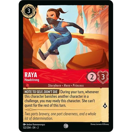 Lorcana - Rise of the Floodborn - 122/204 Raya - Headstrong Common