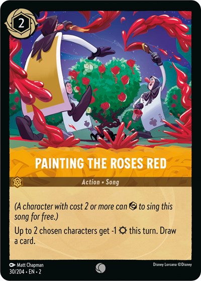 Lorcana - Rise of the Floodborn - 030/204 Painting the Roses Red Common