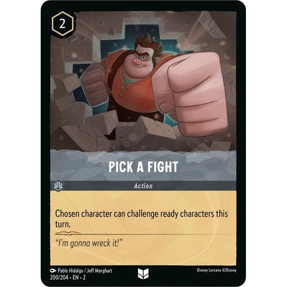 Lorcana - Rise of the Floodborn - 200/204 Pick a Fight Uncommon