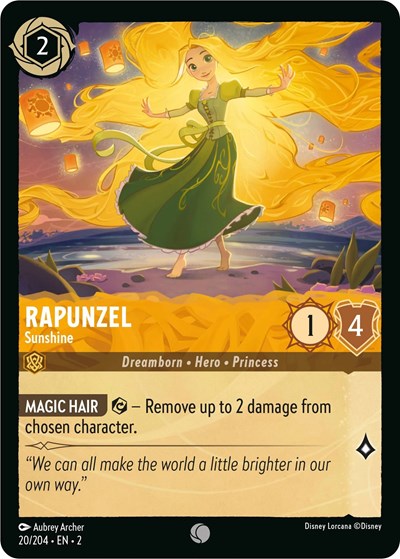 Lorcana - Rise of the Floodborn - 020/204 Rapunzel - Sunshine Common