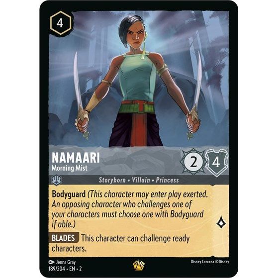 Lorcana - Rise of the Floodborn - 189/204 Namaari - Morning Mist Legendary