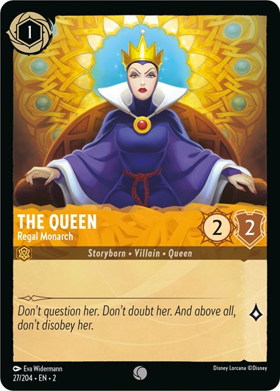 Lorcana - Rise of the Floodborn - 027/204 The Queen - Regal Monarch Common