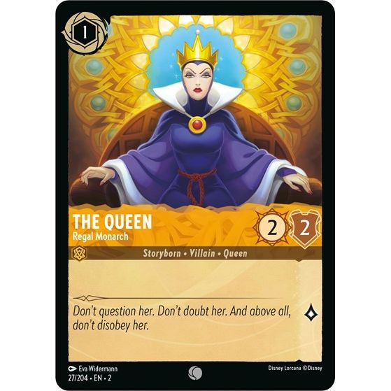 Lorcana - Rise of the Floodborn - 027/204 The Queen - Regal Monarch Common