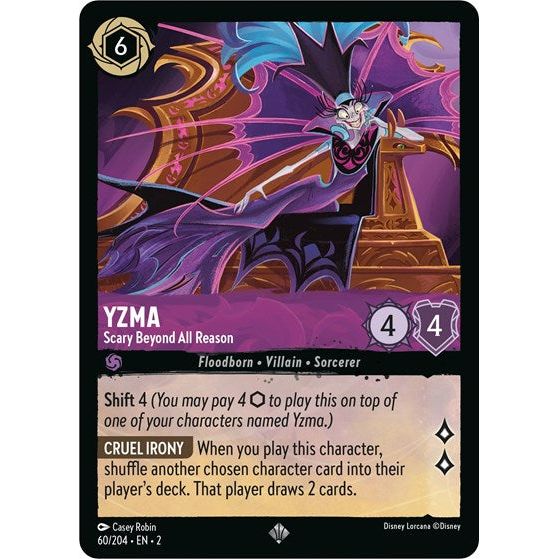 Lorcana - Rise of the Floodborn - 060/204 Yzma - Scary Beyond All Reason Super Rare
