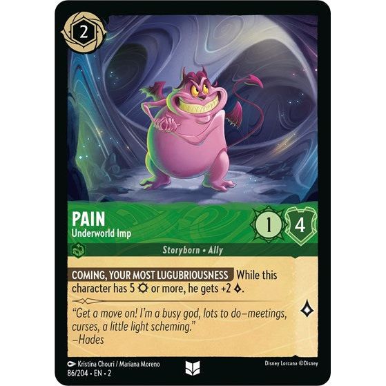 Lorcana - Rise of the Floodborn - 086/204 Pain - Underworld Imp Uncommon