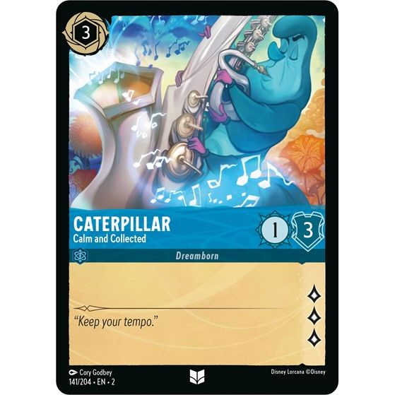 Lorcana - Rise of the Floodborn - 141/204 Caterpillar - Calm and Collected Uncommon