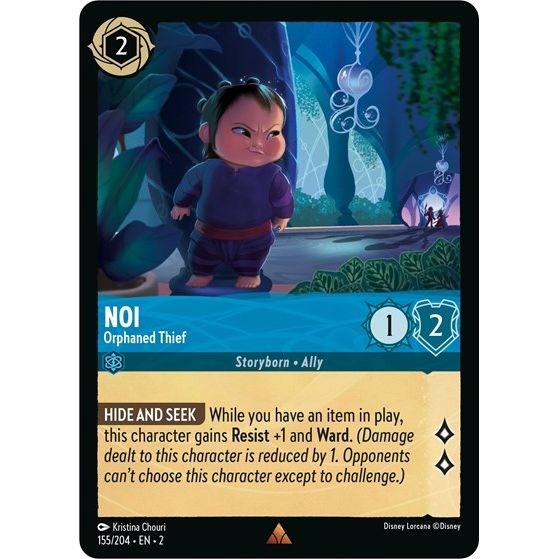 Lorcana - Rise of the Floodborn - 155/204 Noi - Orphaned Thief Rare