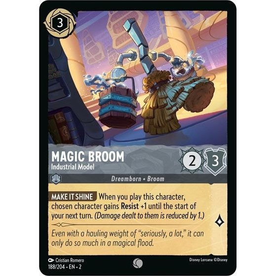 Lorcana - Rise of the Floodborn - 188/204 Magic Broom - Industrial Model Common
