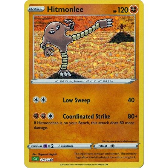 Pokemon Trading Card Game Classic - 011/034 Hitmonlee Classic Collection