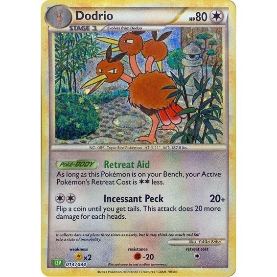 Pokemon Trading Card Game Classic - 014/034 Dodrio Classic Collection