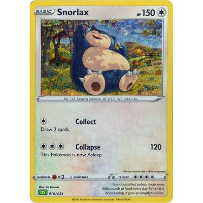 Pokemon Trading Card Game Classic - 016/034 Snorlax Classic Collection