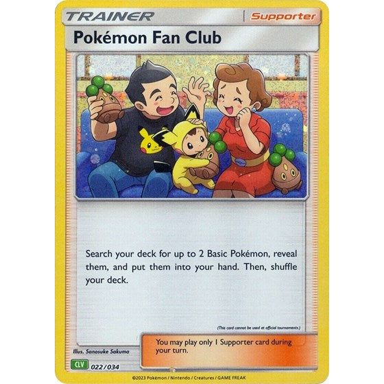 Pokemon Trading Card Game Classic - 022/034 Pokemon Fan Club (CLV) Classic Collection