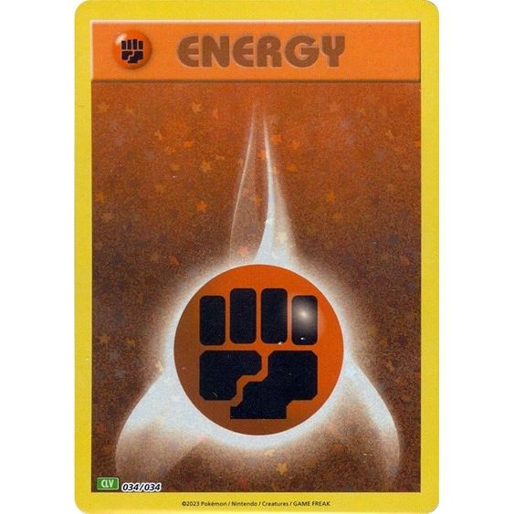 Pokemon Trading Card Game Classic - 034/034 Basic Fighting Energy Classic Collection