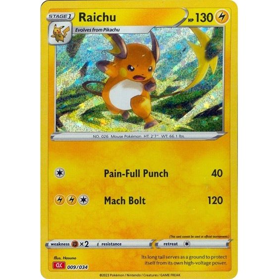 Pokemon Trading Card Game Classic - 009/034 Raichu Classic Collection