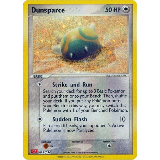 Pokemon Trading Card Game Classic - 015/034 Dunsparce Classic Collection