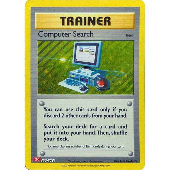 Pokemon Trading Card Game Classic - 020/034 Computer Search (CLC) Classic Collection