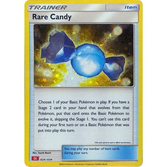 Pokemon Trading Card Game Classic - 024/034 Rare Candy (CLC) Classic Collection