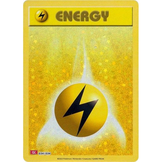 Pokemon Trading Card Game Classic - 034/034 Basic Lightning Energy Classic Collection