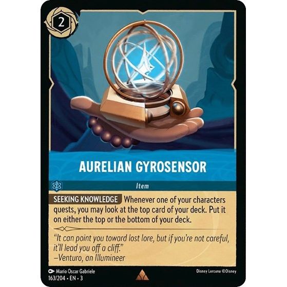 Lorcana - Into The Inklands - 163/204 Aurelian Gyrosensor Rare