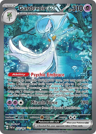 Scarlet & Violet Paldean Fates - 233/091 Gardevoir ex Special Illustration Rare