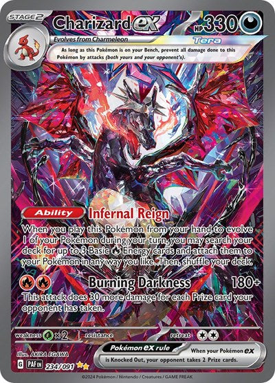 Scarlet & Violet Paldean Fates - 234/091 Charizard ex Special Illustration Rare