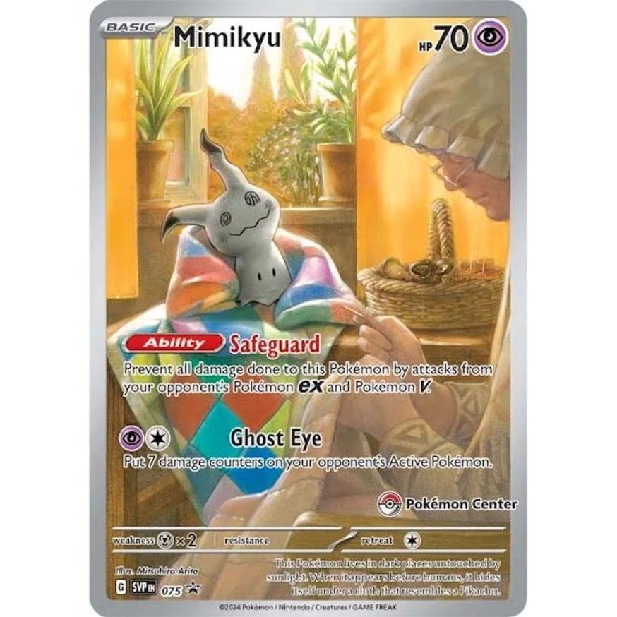 Scarlet & Violet Paldean Fates Promo - SVP 075 Mimikyu (Pokémon Center Stamped Exclusive)