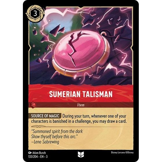 Lorcana - Into The Inklands - 133/204 Sumerian Talisman Uncommon