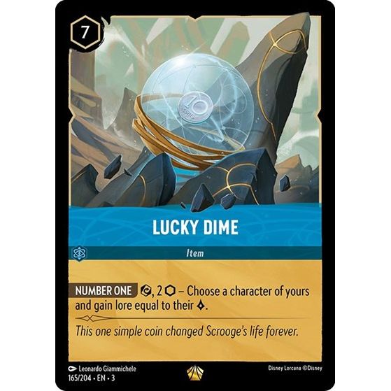 Lorcana - Into The Inklands - 165/204 Lucky Dime Legendary