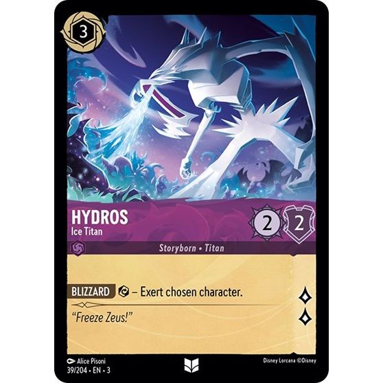 Lorcana - Into The Inklands - 039/204 Hydros - Ice Titan Uncommon