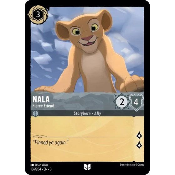 Lorcana - Into The Inklands - 186/204 Nala - Fierce Friend Uncommon