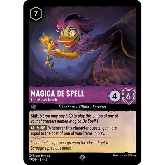 Lorcana - Into The Inklands - 049/204 Magica De Spell - The Midas Touch Super Rare