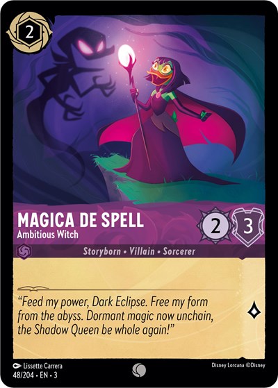 Lorcana - Into The Inklands - 048/204 Magica De Spell - Ambitious Witch Common