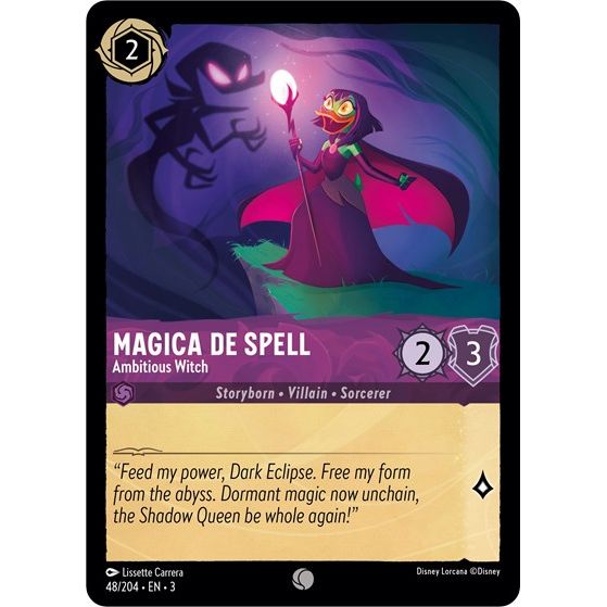 Lorcana - Into The Inklands - 048/204 Magica De Spell - Ambitious Witch Common