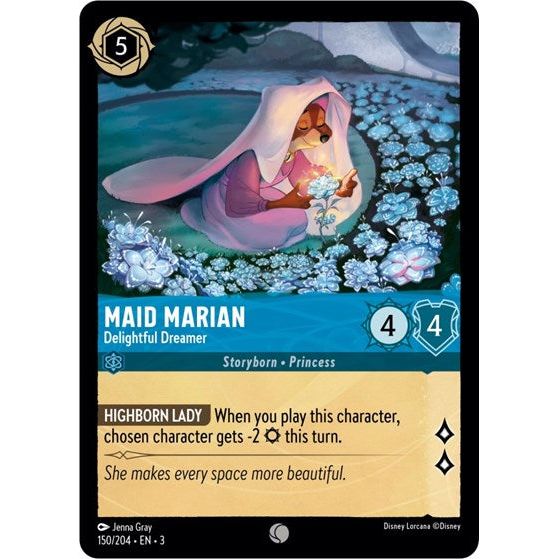 Lorcana - Into The Inklands - 150/204 Maid Marian - Delightful Dreamer Common