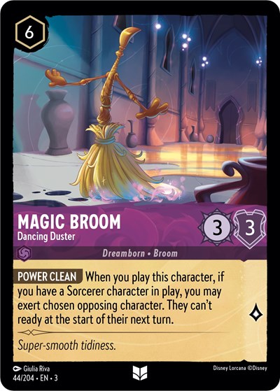 Lorcana - Into The Inklands - 044/204 Magic Broom - Dancing Duster Uncommon