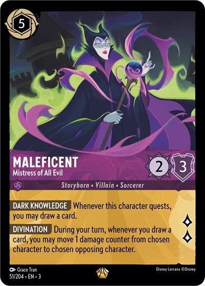 Lorcana - Into The Inklands - 51/204 Maleficent - Mistress of All Evil Legendary