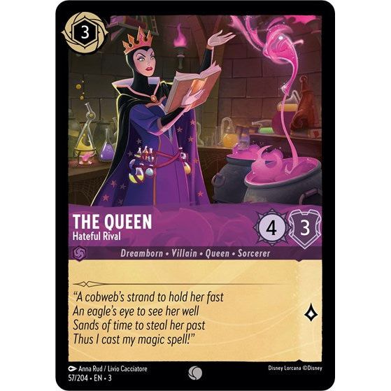 Lorcana - Into The Inklands - 057/204 The Queen - Hateful Rival Common