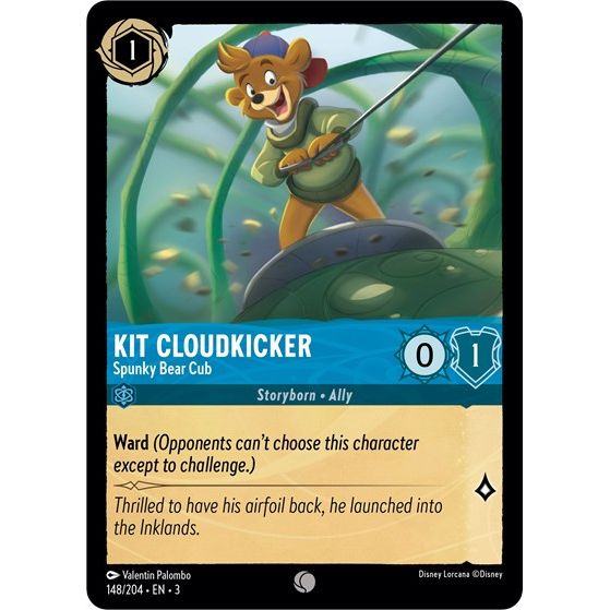 Lorcana - Into The Inklands - 148/204 Kit Cloudkicker - Spunky Bear Cub Common