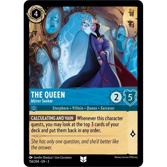 Lorcana - Into The Inklands - 156/204 The Queen - Mirror Seeker Uncommon